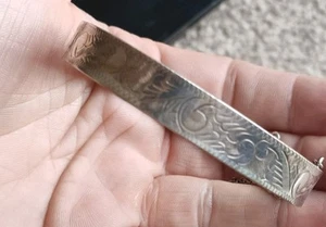 Brazalete vintage bonito de plata de ley R99 - Imagen 1 de 4
