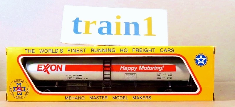 HO SCALE MEHANO 50' SINGLE DOME EXXON HAPPY MOTORING  NIB TCA GRADE C10 - Image 1 of 1