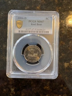 2004D, Keel Boat Nickel MS67 PCSG certification #53686621 circulated - Image 1 of 3