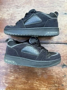 Zapatos de skate Heelys Vapor para niños talla 2 negros para correr - Imagen 1 de 8