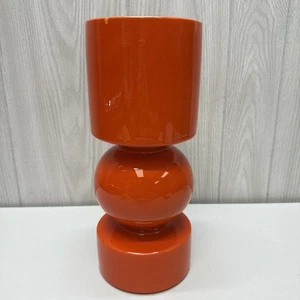 Pino Spagnolo Sicart Era ORANGE ITALY 0049 Ceramic Vase 1970s 12.75" - Picture 1 of 22