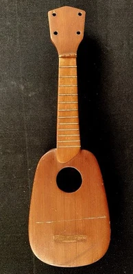 ••RARE One-Of-A-Kind Vintage Custom Pineapple Style Ukulele / Hawaiian Guitar - Image 1 of 4