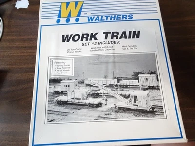 Walthers HO Scale D&RGW Maint of Way Work Train Set #2: 6 Car Kit #932-94 - Image 1 of 3