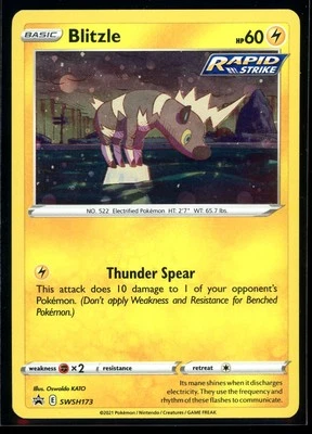 2021 Sword & Shield - Promos Blitzle Cosmos Holo #SWSH173 Pokemon Card - Image 1 of 2