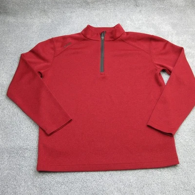 Ping Golf Top Mens Medium Red Mid Layer Sensorwarm 1/4 Zip Pullover Casual 6772 - Image 1 of 4