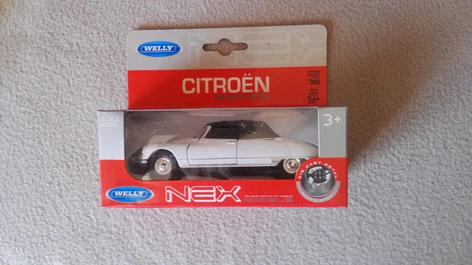 citroen DS cabriolet blanche die cast welly - Photo 1/1
