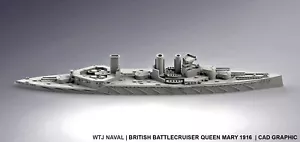 1:2400 HMS Queen Mary 1916 - Picture 1 of 1