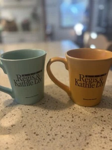 Regis And Kathie Lee Coffee Mugs Lot Of 2 TV talk Show - Picture 1 of 8