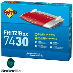 AVM FRITZ!Box 7430 VDSL/ADSL Modem WLAN N Router DECT fritz box (20002733) MESH - Bild 1 von 4