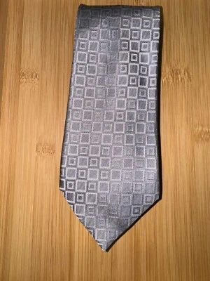 Corbata geométrica gris Calvin Klein - 59L 3,25W Foto 1 de 3