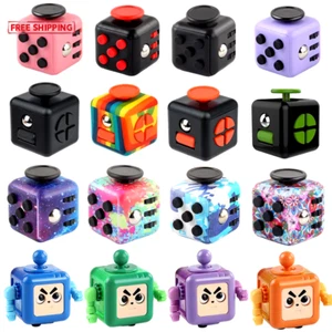 Cubo 6/12 lati decompressione giocattolo arcobaleno sollievo stress autismo ADHD OCD ansia - Foto 1 di 35