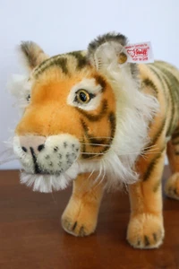 Neu mit Etikett 2002 Steiff Sumatra Tiger 666575 limitierte Auflage 000 14 von 1500 gefährdet 40 cm 16 Zoll - Bild 1 von 9