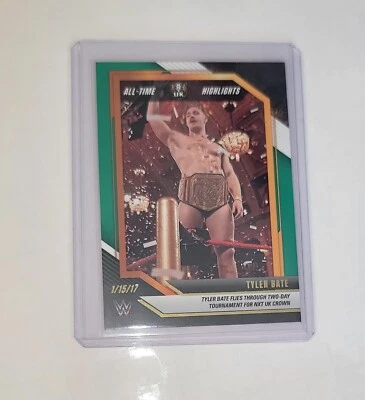 2022 Panini WWE NXT - All-Time NXT Highlights Green #9 Tyler Bate - Image 1 of 2