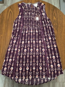 knox rose Damen L Boho Etuikleid Bauernfest ärmellos lila relaxed - Bild 1 von 7