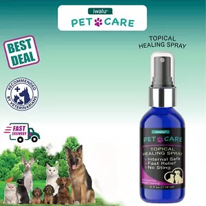 CAT FLEA TREATMENT ITCH RELIEF Top Dry Skin Soothing Supplement Wound Care Spray - Picture 1 of 10