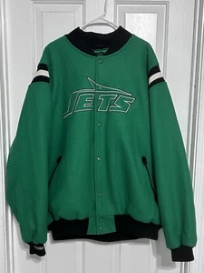 Mitchell & Ness Throwbacks New York Jets Wolljacke Herren 3XL Größe 56 grün - Bild 1 von 24