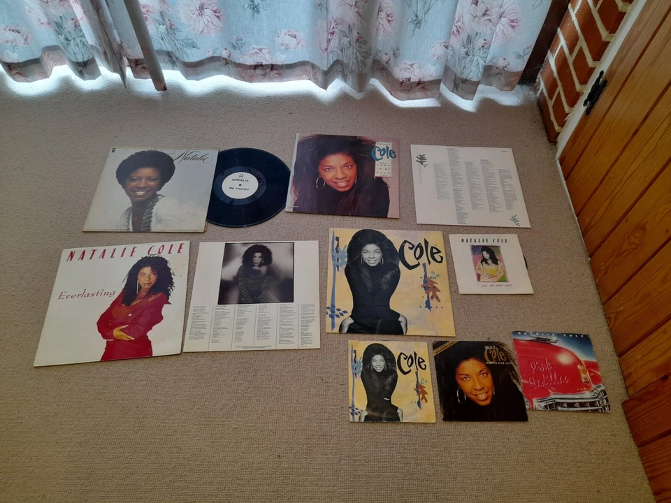 Collection 8 Natalie Cole vinyl Records WHITE LABEL Everlasting 12" 7" LPs Soul - Image 1 of 1