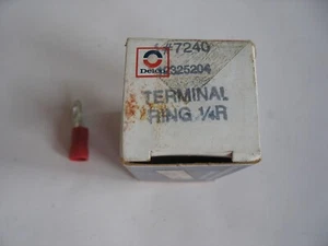 New NOS GM ACDelco Terminal Ring 1/4R 7240 12325204 Qty.20 - Picture 1 of 2