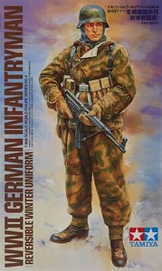 Tamiya World War II Model of German Infantryman with Accessories - Picture 1 of 4