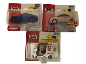 Tomica Cars lot Of 3 Diecast Cars #16,#28,#99 Takara Tomy - Picture 1 of 5
