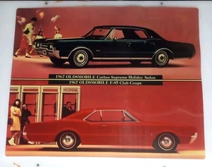 Vintage Original 1967 OLDSMOBILE F85 CUTLASS TRANSPARENT Showroom Dealer Sign - Picture 1 of 12