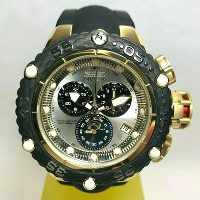 Reloj INVICTA 24445 Hombre 50mm Subaqua Noma VI Correa Silicona - Negro/Dorado Foto 1 de 4