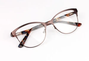 Gafas para mujer Cateye con marcos de metal metálicos para mujer Gafas bisagras flexibles de resorte - Imagen 1 de 5
