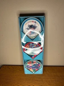 Disney Lilo & Stitch Holiday Decorated 3 Pc Plate Set New Sealed - Picture 1 of 2