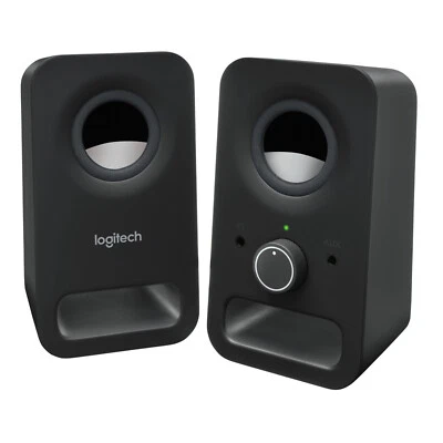 PC Lautsprecher Boxen Logitech Z150 Stationäre 3.5 mm Klinke Stereo Speaker HiFi - Bild 1 von 4