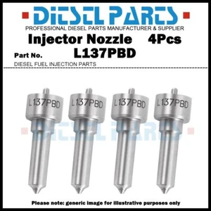 4x Fuel Injector Nozzle L137PBD L137PRD for Kia 2.9 CRDi EJBR02401Z 33801-4X810 - Picture 1 of 6