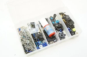 RC CAR PARTS LOT STORAGE ORGANIZER BOX - Body Clips, Aluminum Screws, B5 B6 ASC - Picture 1 of 3