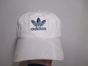 ADIDAS (O REACTIVE RELAXED) MENS BASEBALL HAT (ADJUSTABLE) NWT WHITE REFLECTIVE - Picture 1 of 4
