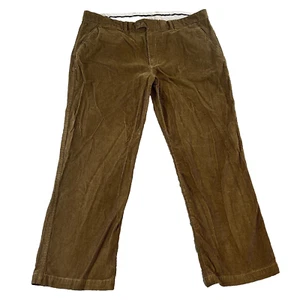 Samuel Windsor Corduroy Trousers Chinos 40 29 Brown Regular Fit Straight - Picture 1 of 11