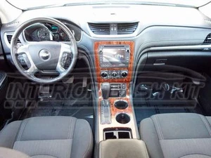 INTERIOR WOOD DASH TRIM KIT FITS CHEVROLET TRAVERSE 2013 2014 2015 2016 2017 - Bild 1 von 10