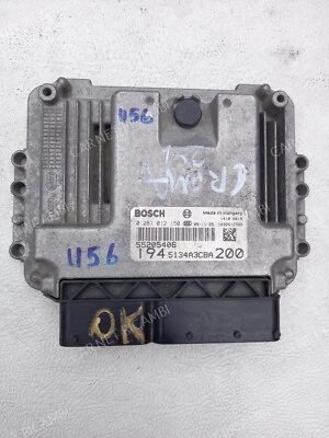 55205406 CENTRALINA MOTORE FIAT CROMA 194 2.4 D 147KW BOSCH 0281012150 5134A3CBA - Immagine 1 di 4
