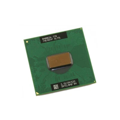 Intel Pentium M 770 PM 770 2.13GHz SL7SL Single-CORE Laptop Processor CPU  - Image 1 of 2