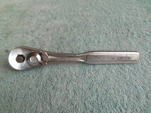 VINTAGE CRAFTSMAN -V- 3/8" Antrieb 6-3/4" SCHNELLSPANNER RATSCHE #43784. PATENT! - Bild 1 von 10