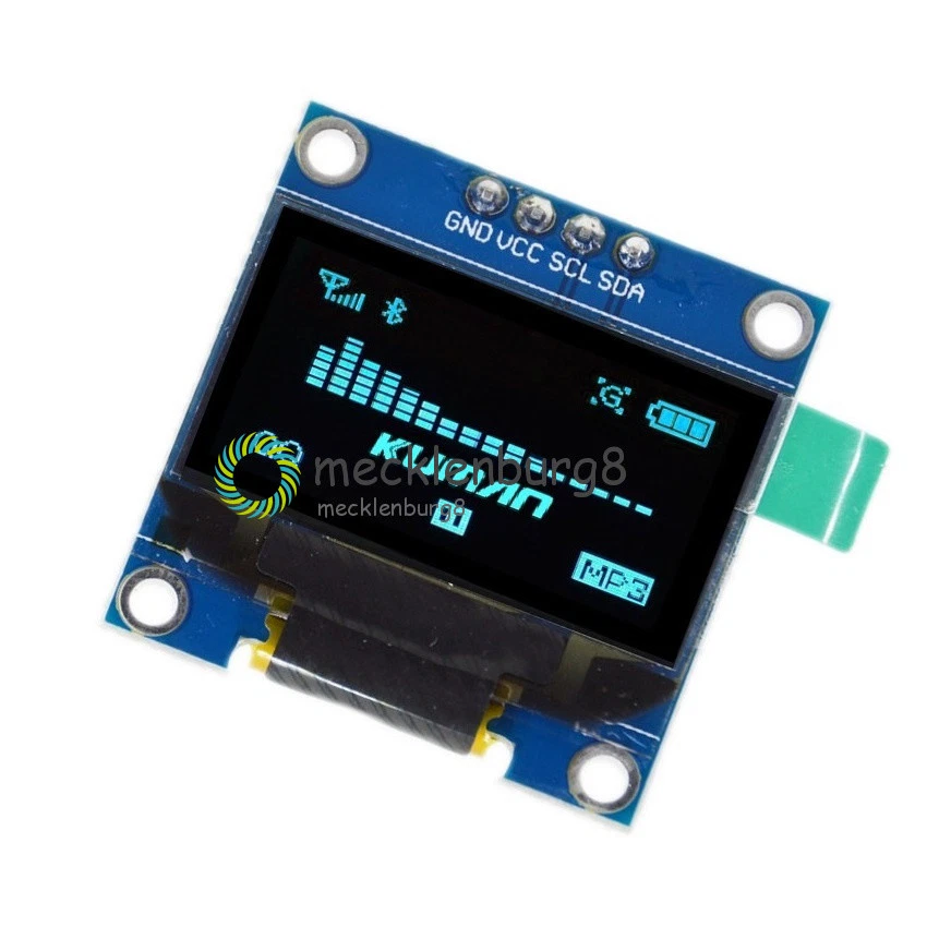 Blue 0.96" 128X64 OLED I2c IIC Serial LED LCD Display Module for Arduino