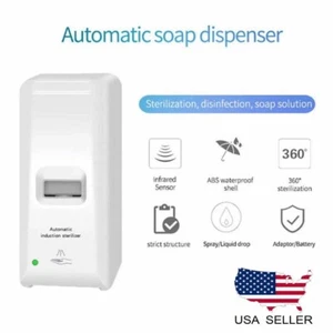Dispensador Automático 1000ml Desinfectante Manos Sin Contacto GEL Jabón Dispensador Envío EE. UU. - Imagen 1 de 12