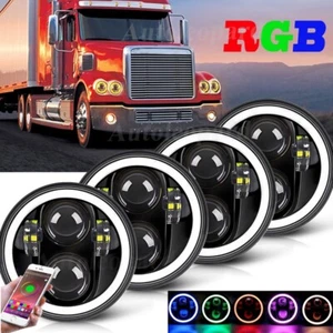 Faro LED DRL 4x5,75" para Kenworth W900 Challenger Gran Torino Peterbilt 352 - Imagen 1 de 12