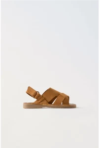 New ZARA Leather Sandals toddler - Picture 1 of 6