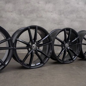 4 jantes 19'' style PRETORIA black VW Golf, passat, eos, scirocco, tiguan, t roc - Imagen 1 de 1