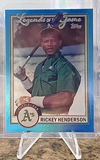 2023 Topps Series 2 Rickey Henderson Blue Parallel 🥶🥶 Legends Of The Game