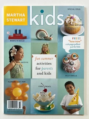 MARTHA STEWART KIDS SPECIAL ISSUE MAGAZINE BIRTHDAY FUN CRAFTS SUMMER 2003 - Image 1 of 4