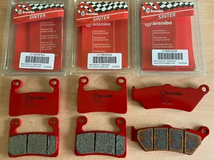Pastillas de freno Brembo Sinter SA pastillas de freno delanteras + traseras BMW R1250 GS ADV, RT - Imagen 1 de 3
