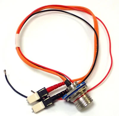 AMPHENOL JD38999/24FC4SN 4 SOCKET CIRCULAR MIL SPEC AIRCRAFT CONNECTOR w/ CABLE - Image 1 of 4