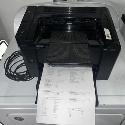 HP Laserjet P1606dn Printer, 15166 Pages, Used, Needs Black Toner, Usb ePrint #4 - Image 1 of 4