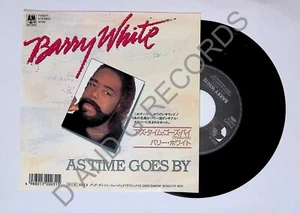 Barry White – As Time Goes By / Good Dancin' Music 7Y3071 Japanese 7" Ex - Picture 1 of 7