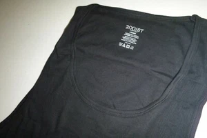 2 (X)IST para hombre ACANALADO camiseta atlética algodón cuello redondo camiseta sin mangas talla: LG - negra - Imagen 1 de 7