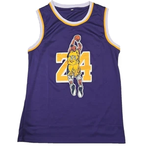 Kobe Bryant #24 Legend Jersey Men's Purple Men's Medium - Picture 1 of 10
